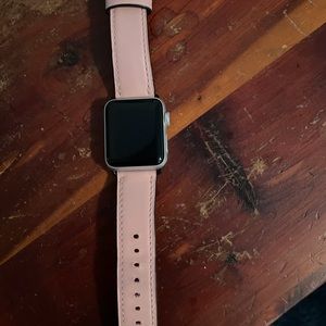 Coach leather apple watchband